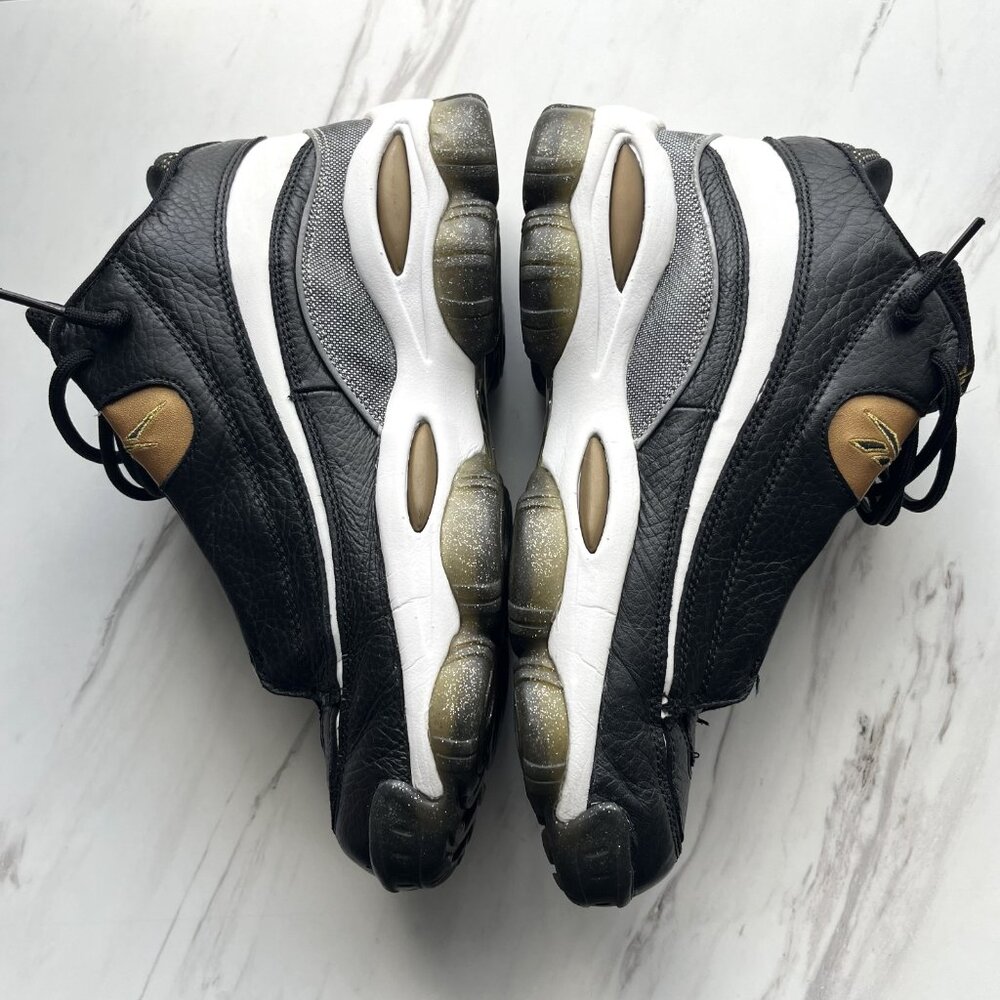 Reebok The Answer DMX Black White Gold 2022 Gw6372 Sz 10 Men’s